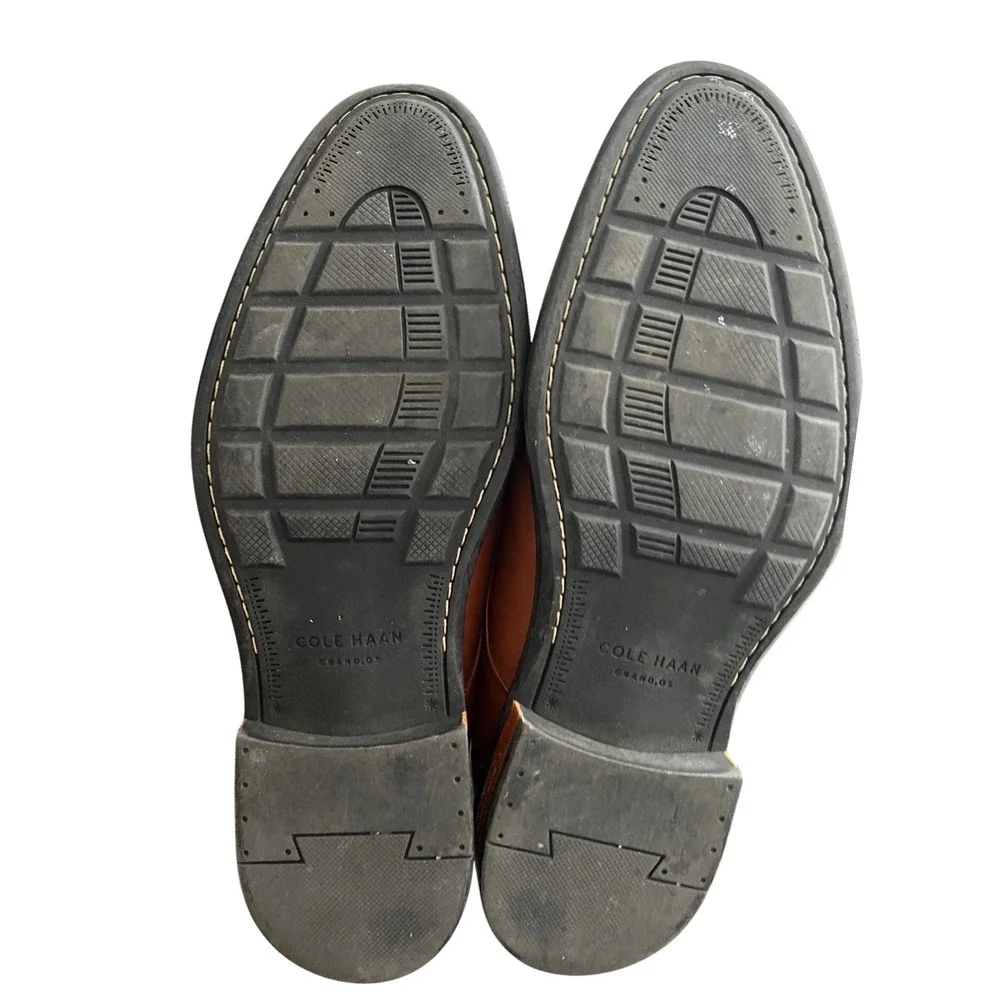 Cole Haan Brown Leather Cap Toe Oxford‎ Shoes Men's 8.5M Classic Dress StyleM